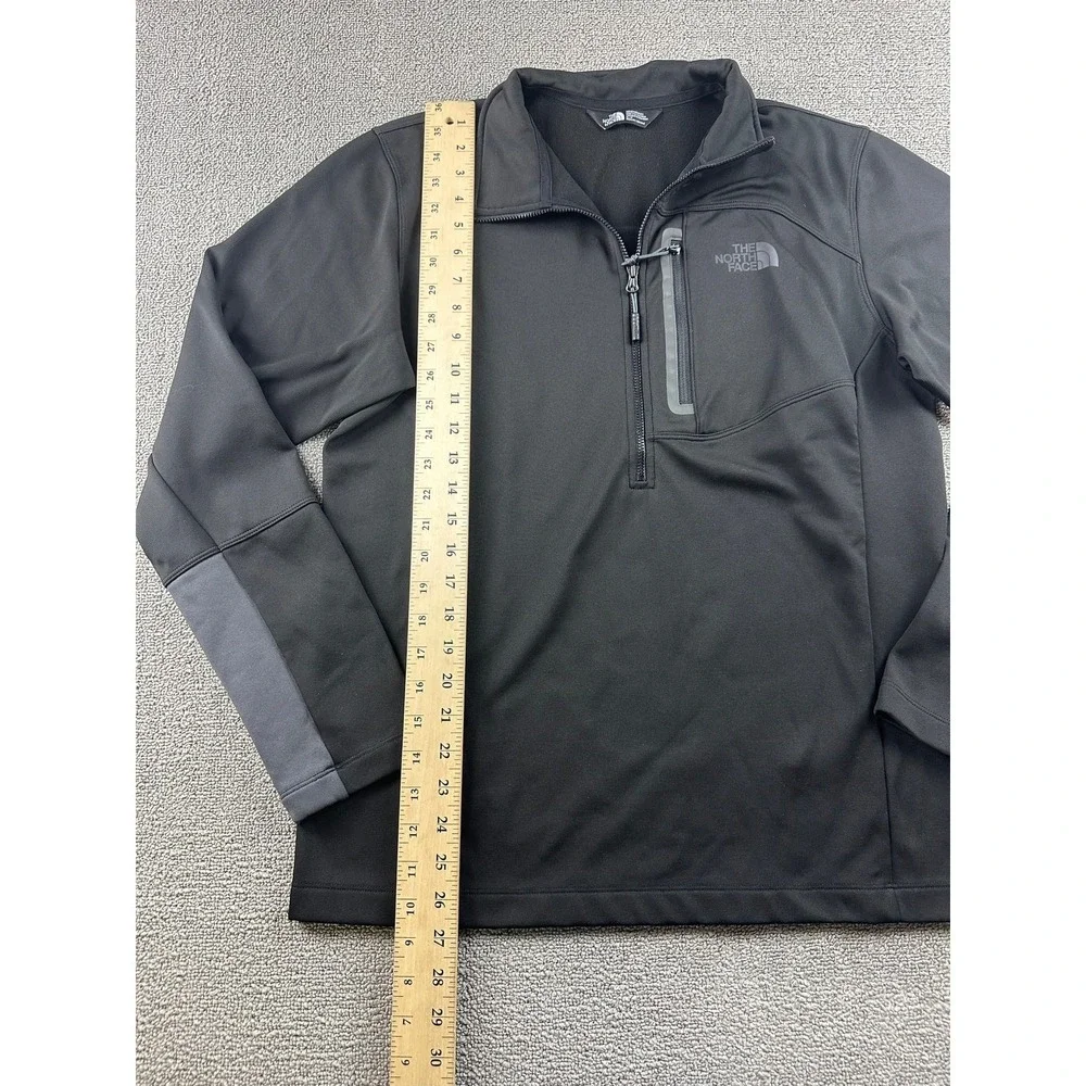 North Face 1/4 Zip Pullover Men M Black‎ Colorblock Gorpcore Outdoor Activewear
